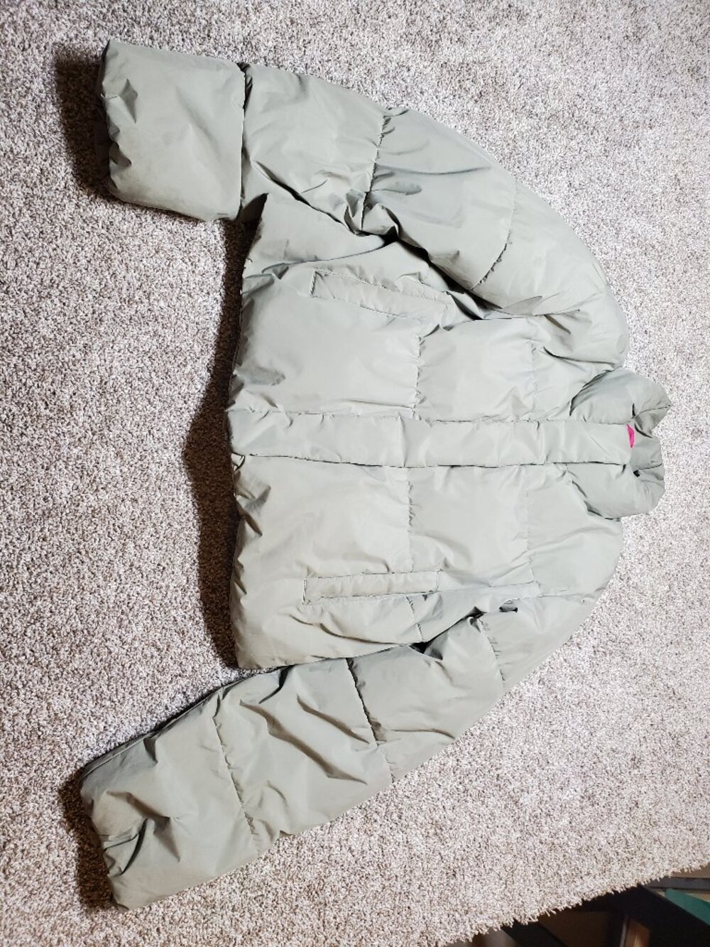 Garage Mini Puff Cropped Puffer Jacket Size Small